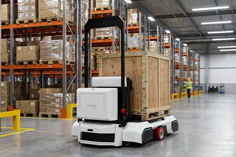 DFR 2000 autonomous forklift – 2000kg payload heavy-duty model for warehouse automation